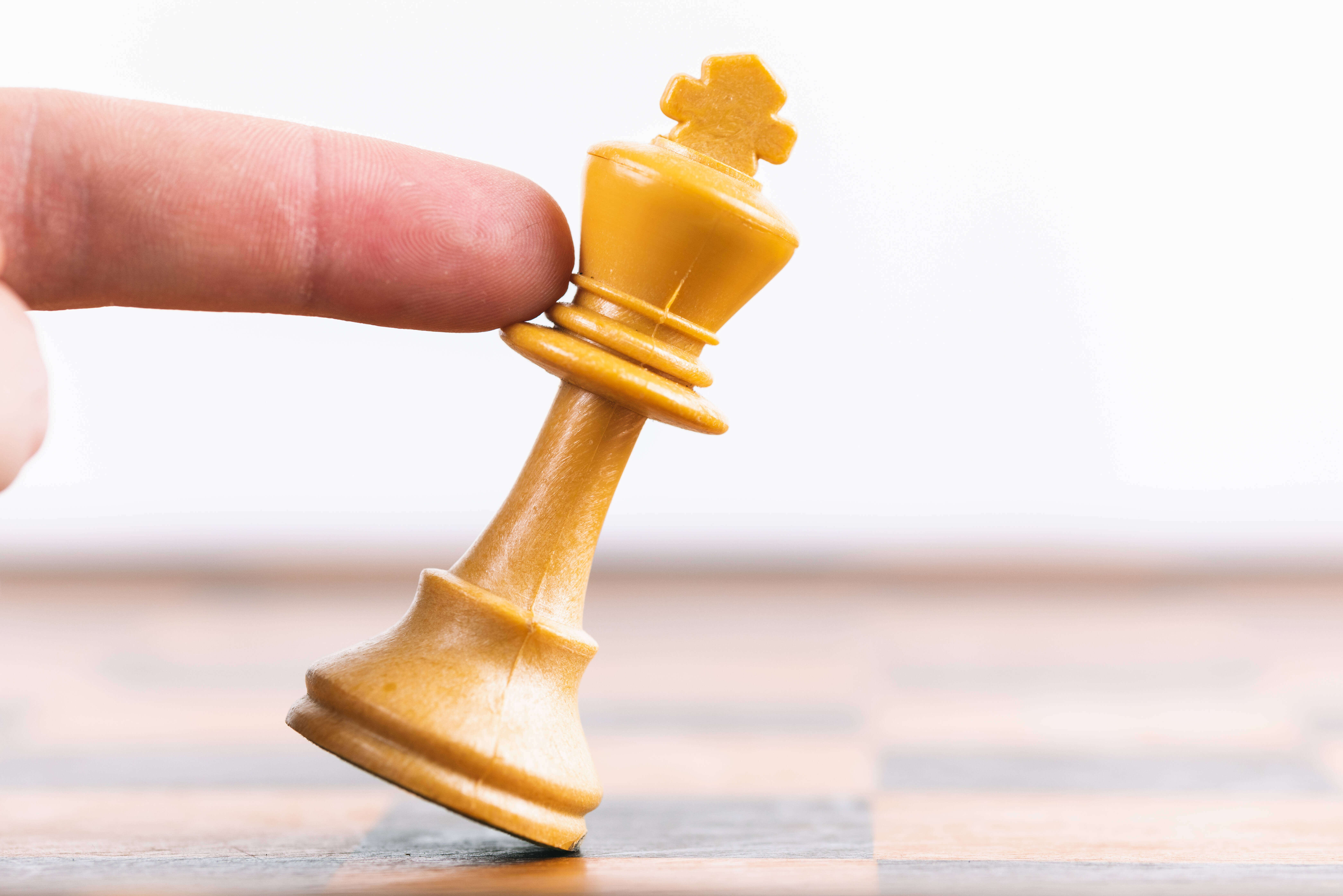 Show your followers when the jig is up and the game is over with photos of a chess piece