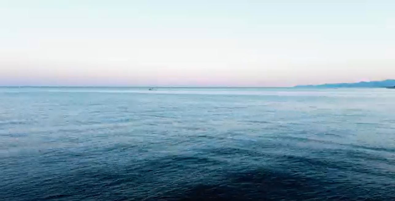 Sea of Calabria stock footage