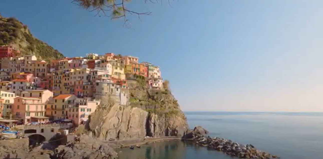 Cinque Terra in Liguria Italy stock video