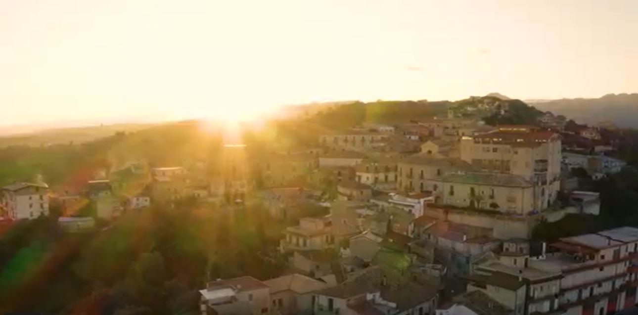 Siderno Village in Italy stock footage